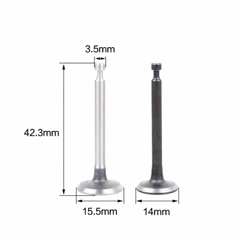 Exhaust & Intake Valve Set For Honda GX35 GX35NT HHT35S Trimmer Brush Cutter