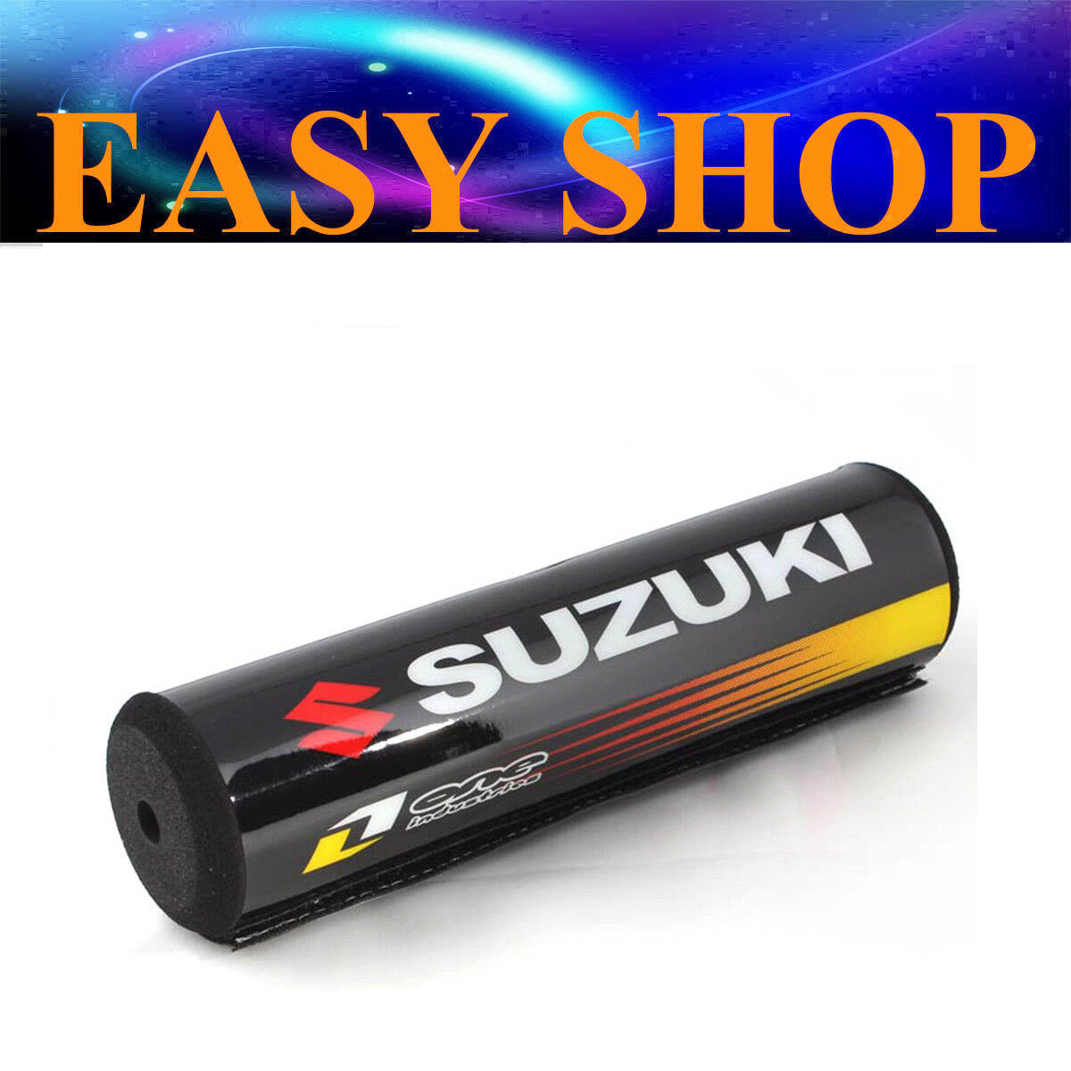 Yellow SUZUKI DIRT BIKE Motorcyle Motorcross Handlebar Cross Bar Pad Thumpstar