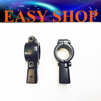 Pair 8mm Alloy Handle Bar Mirror Mount Clamp DIRT PIT PRO ATV Trail Bike