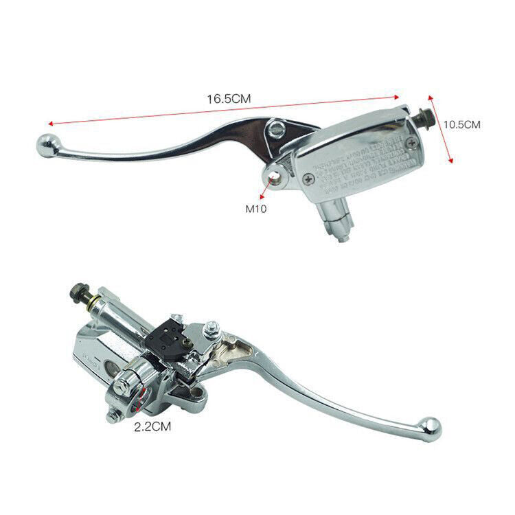 7/8" 22mm Brake + Clutch Master Cylinder For HONDA Shadow VT 600 700 750 1100