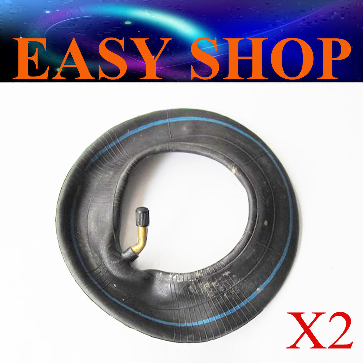 2Pcs 200x50 (8"x2") Inner Tube Angled Valve Stem e100 e125 e200 Electric Scooter