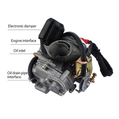 Carburetor Carby Air Filter Manifold Taotao SUNL JONWAY ATM Scooters 50cc QMB139