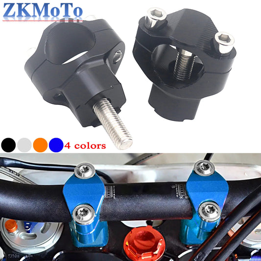 1 1/8" 28MM Handlebar Risers Bar Mount Clamp For KTM SX SXF EXC XCW XCFW EXCF