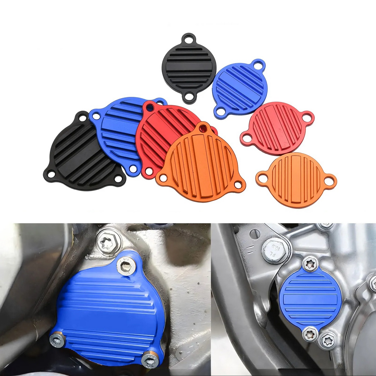Oil Pump Filter Cover Cap For KTM 250 350 450 500 530 SXF XCF XCW EXC EXCF XCFW