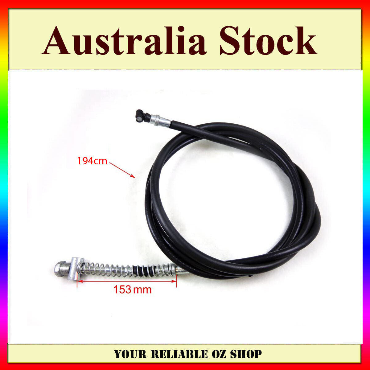 194cm Rear Brake Cable GY6 50cc 70cc 90cc 110cc 125cc 150cc ATV Moped Scooter