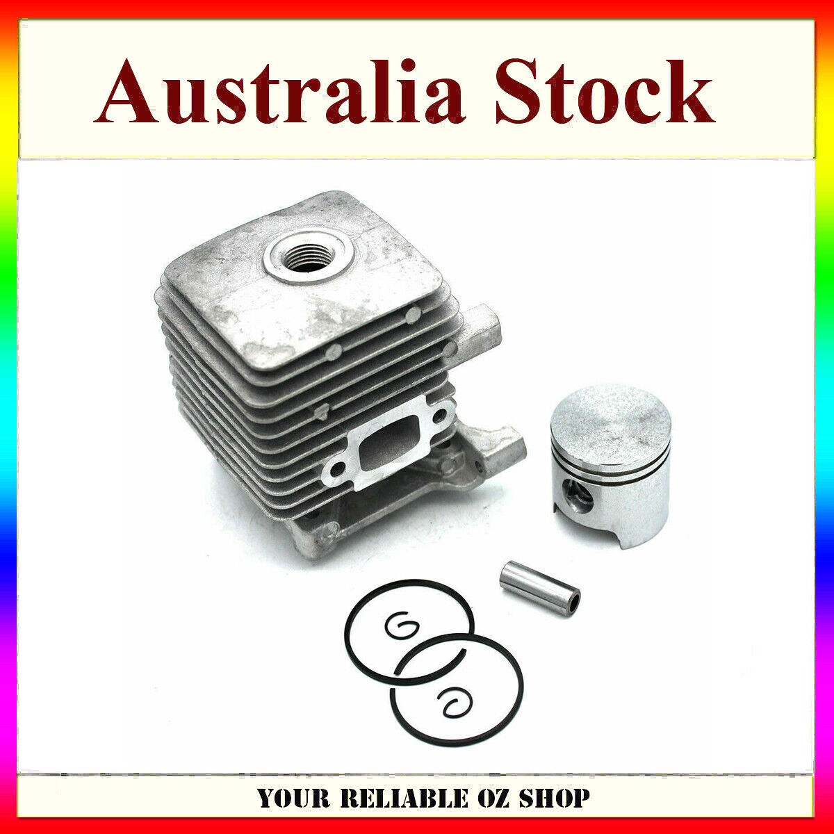 34mm Cylinder Bore Piston Rings Kit for STIHL FS55 FS45 BR45 KM55 #4140 020 1202