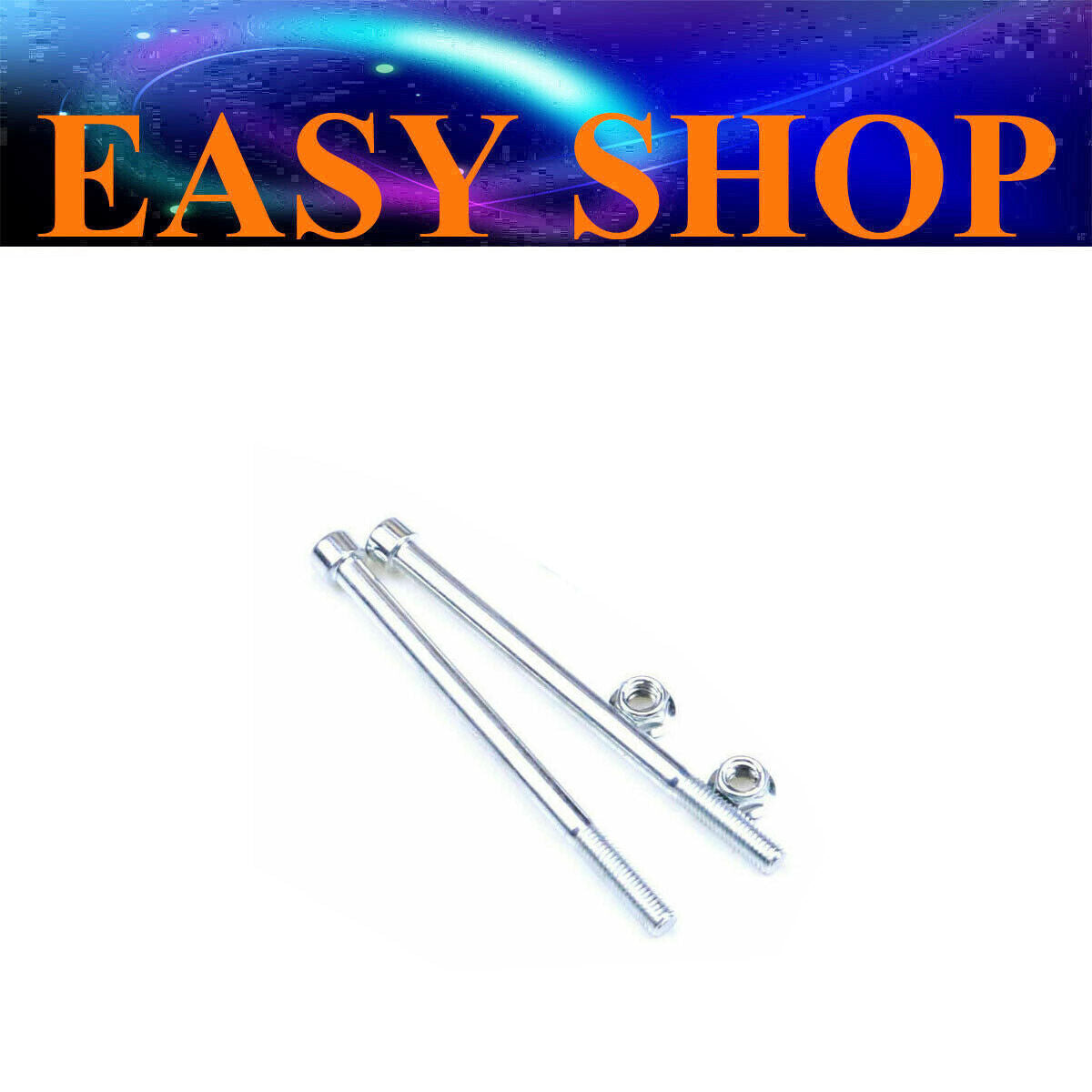 2x 8mm Handle Bar Clamp Bolts + Nuts For ATV QUAD DIRT TRAIL DUNE BUGGY BIKE