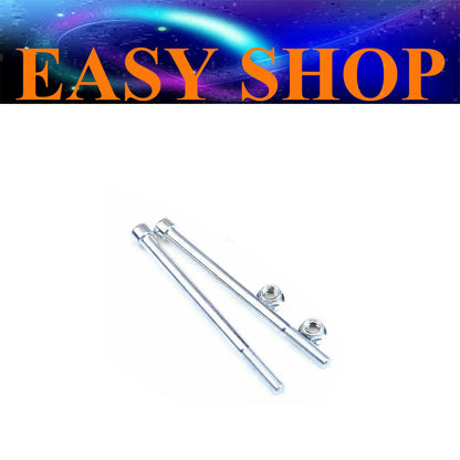2x 8mm Handle Bar Clamp Bolts + Nuts For ATV QUAD DIRT TRAIL DUNE BUGGY BIKE