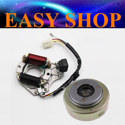 Magneto Stator Flywheel Rotor 50cc 90cc 110cc 125cc PIT PRO Quad Dirt ATV Bike