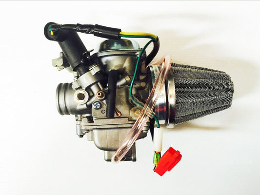 30mm Carby Air Filter Pod GY6 250cc Honda Helix Fusion CN250 Clones Moped Bike