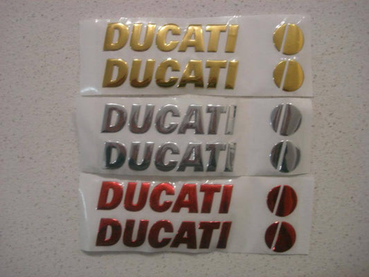 Ducati 3D Sticker Decal Badge Emblem Logo Bike ATV Quad Motorcycle Fuel Tank Pit