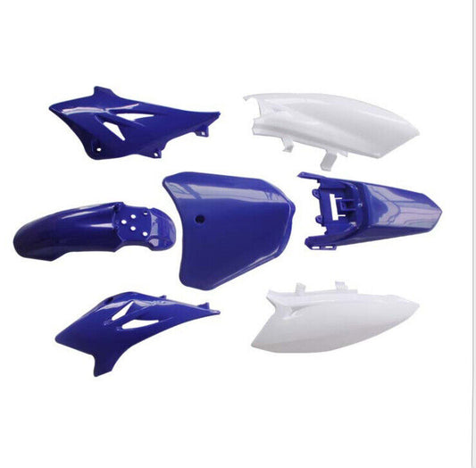Blue Plastic Fairing Fender Cover Guards For YAMAHA 50cc 90cc TTR50 DIRT Bike