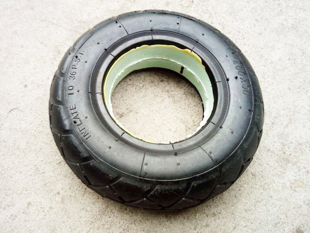 200 x 50 TUBELESS SOLID TIRE Tyre RAZOR E100 E150 E200 E225 EPUNK SCOOTER Bike