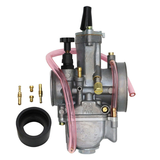 KOSO OKO 34mm PWK34 carburetor Carb Carby power jet 2/4 Stroke mortorcycle Bike