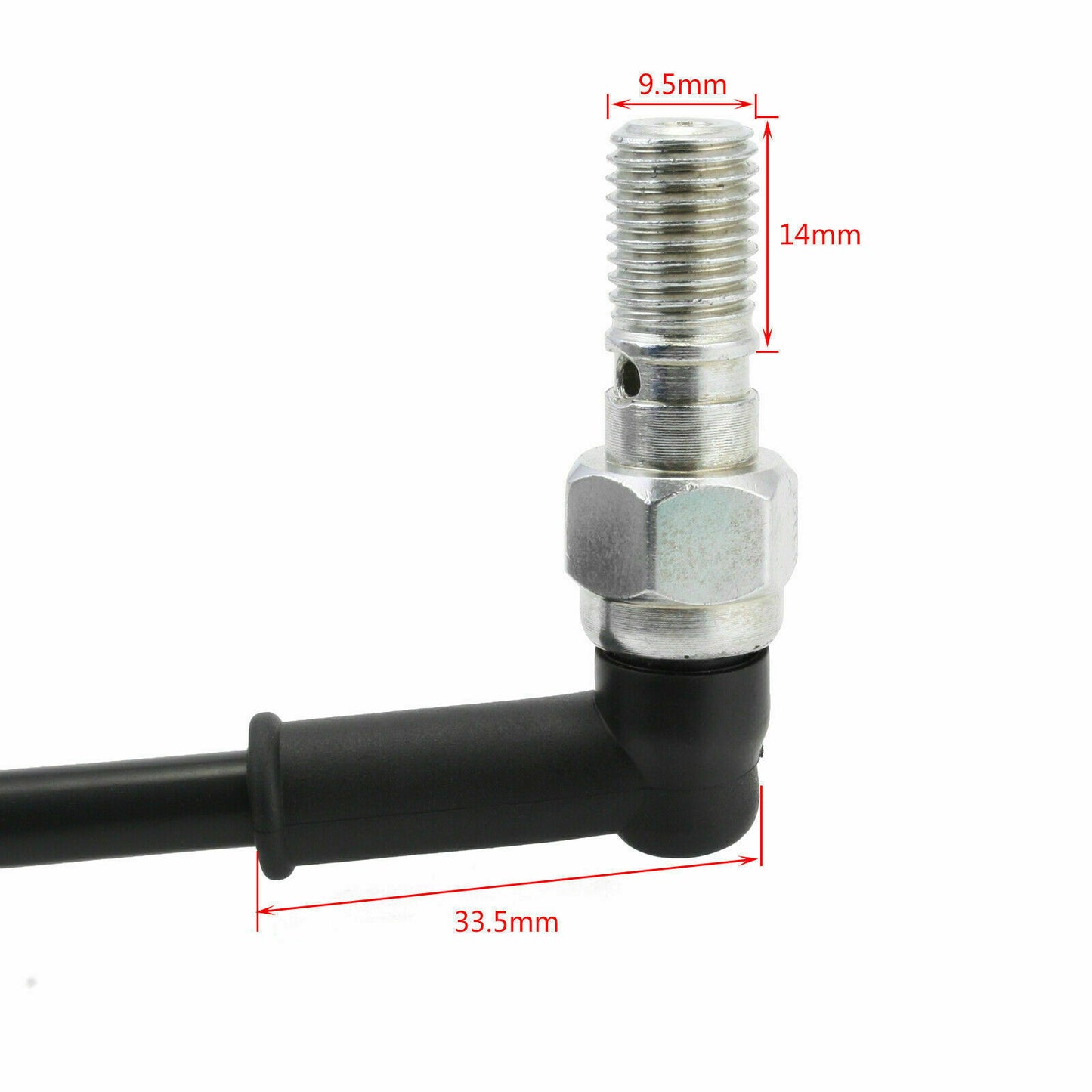 M10x1.00mm Banjo Bolt Motorcycle Hydraulic Brake Light Switch KTM Honda Yamaha