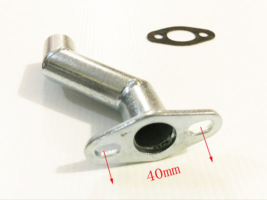 4cm Short Offset Intake Manifold For 49cc 66cc 80cc Motorized Bicycle Push Bike