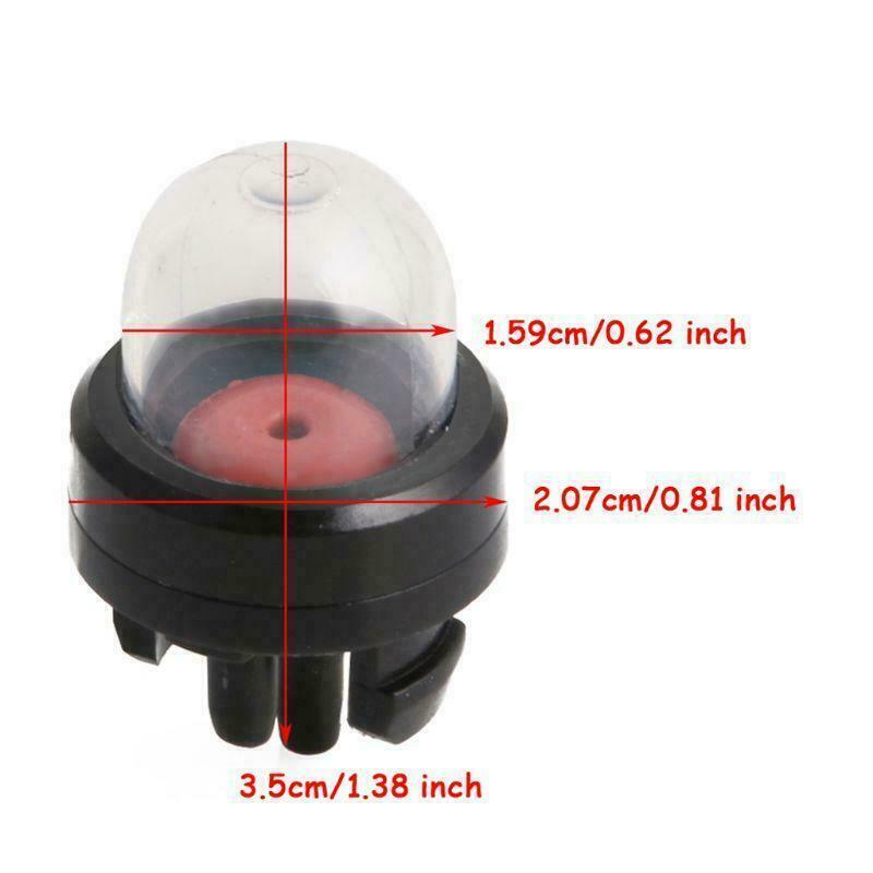 2 Pcs General Primer Bulb & Fuel Hose Line for Chainsaws Brushcutters Trimmer