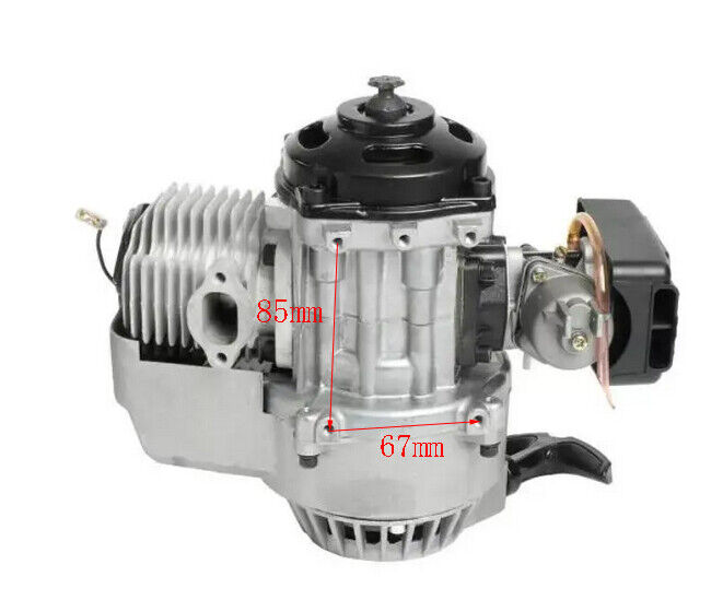 25H 7T Tooth 49cc 2 Stroke  Engine Motor Minimoto Chopper Dirt ATV Quad Bike