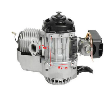 25H 7T Tooth 49cc 2 Stroke  Engine Motor Minimoto Chopper Dirt ATV Quad Bike