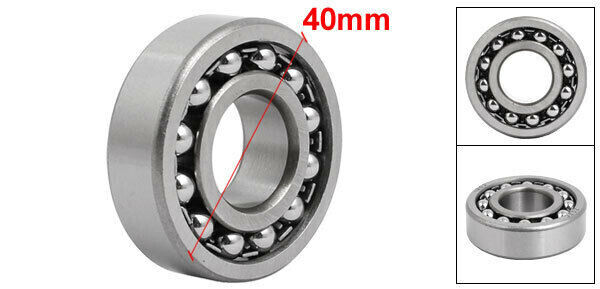 1pc 17mm 40mm 12mm Self Aligning Ball Bearing 6203 Double Row