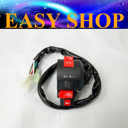 START STOP KILL LIGHT SWITCH BUTTON HORN 10 Wires 50cc 110cc 125cc ATV QUAD BIKE