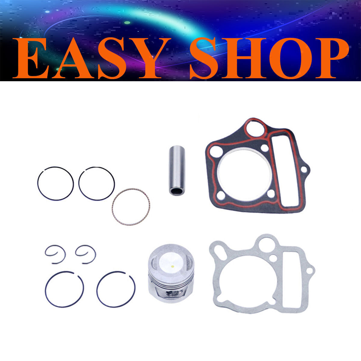47mm PISTON RINGS HEAD BASE GASKET FOR HONDA CL70 SL70 JH70 DIRT PIT PRO BIKE