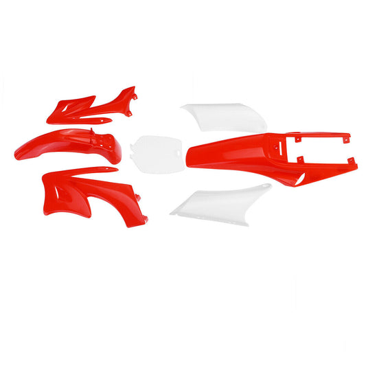 RED Plastic Fairing Cover Kit For 49cc Mini Kids Dirt Bike Pit Pro Pocket Rocket