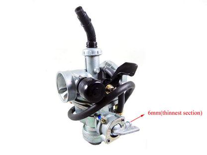PZ19mm Lever Choke Carby Carb Petcock Fuel tap Switch Honda TRX/ACT/CT/70 DY100