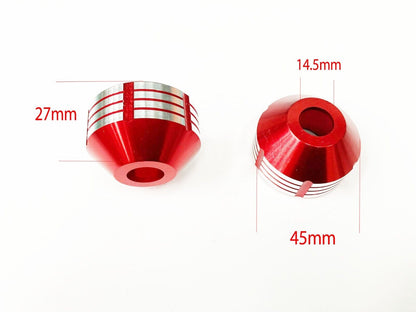 14MM CNC Red Fork Wheel Slider Protector Guard Thumpstar Dirt Pit PRO Dune Bike