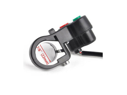 7/8 Inch Motorcycle Scooter Head/Turn Signal Light/Horn Switch Handlebar Button
