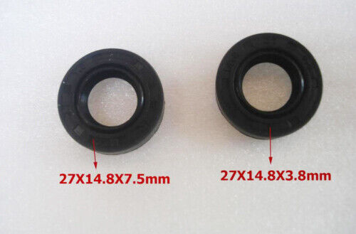 Crankshaft Crankcase Bearing Oil Seal 14.8mm x 27mm x7.5mm 14.8mm x 27mmx 3.8mm