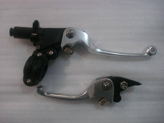 CNC BRAKE + CLUTCH LEVERS SILVER CRF 125cc 150cc 250cc PIT DIRT BIKE PRO Trail