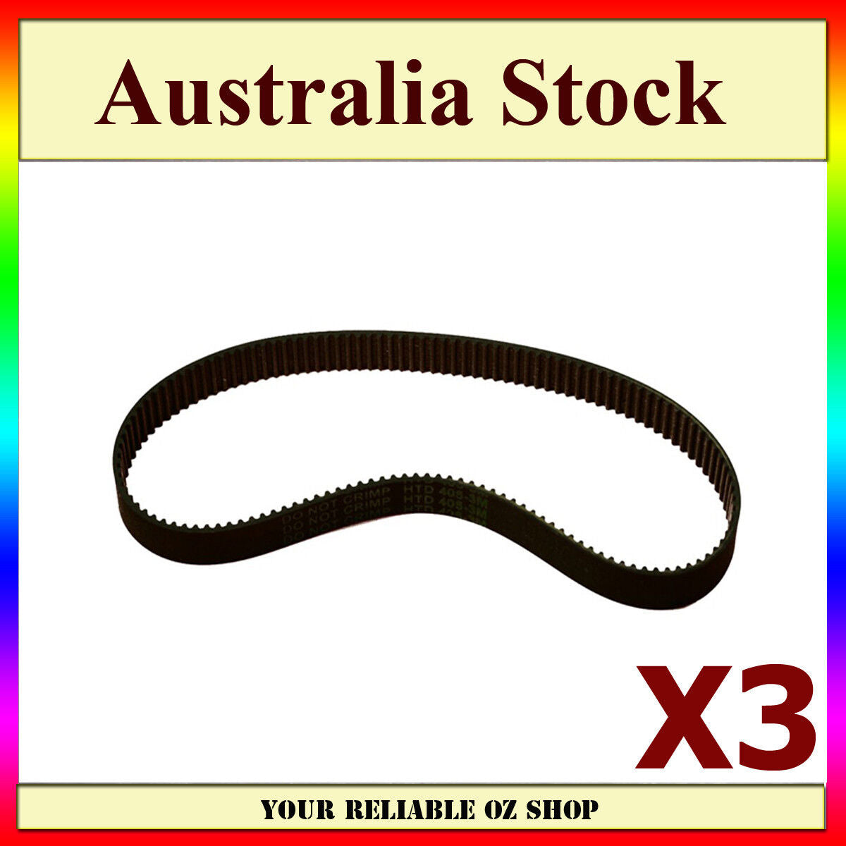 3X DRIVE BELT HTD 405 3M 12 ELECTRIC E SCOOTER ESCOOTER PULSE BIKE RAZOR TIMING