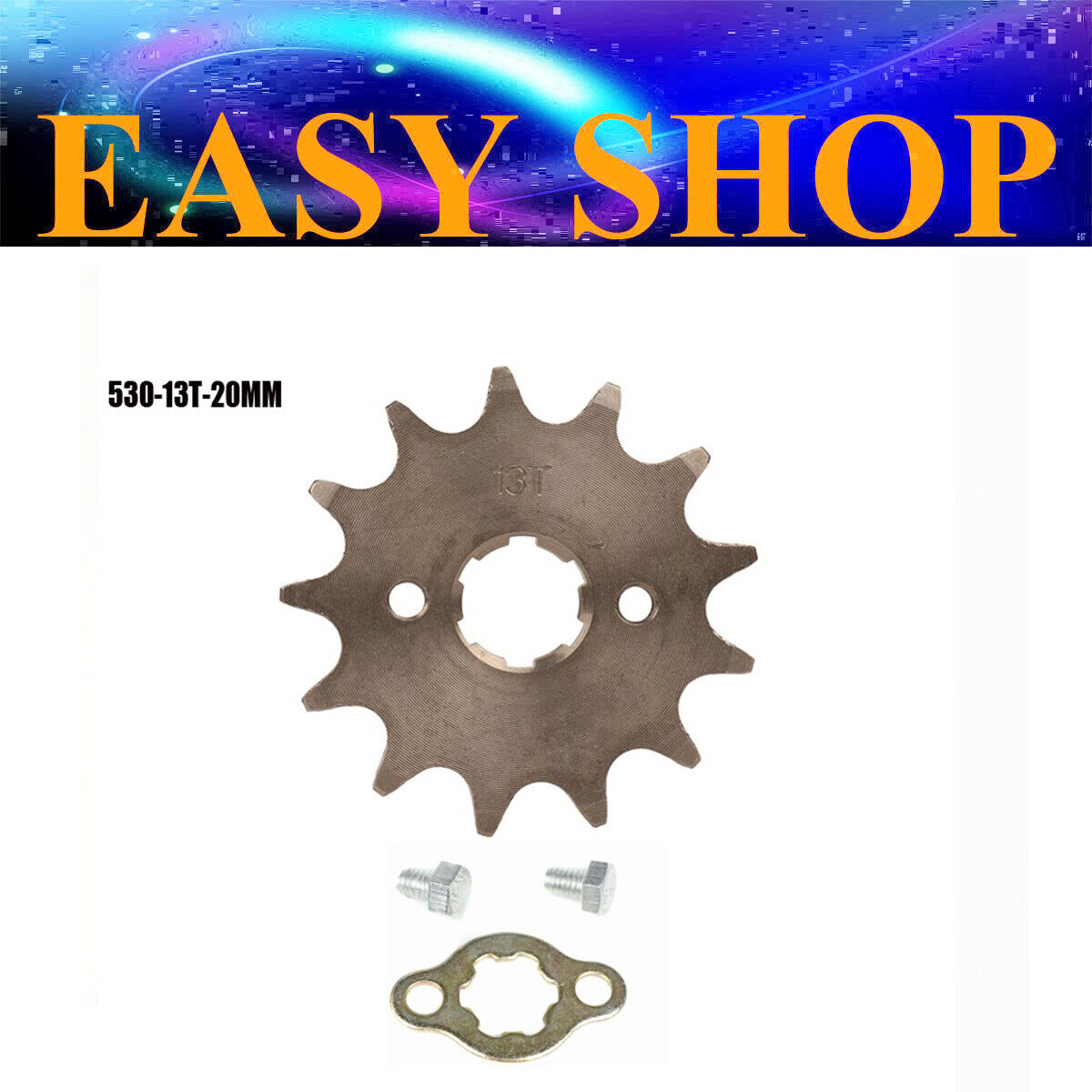20mm 530 13T TOOTH FRONT CHAIN SPROCKET 200cc 250cc 300cc ATV QUAD BUGGY BIKE