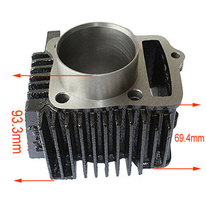 54mm Barrel Bore Cylinder Piston Rings Head Gasket 110cc 125cc QUAD ATV BIKE