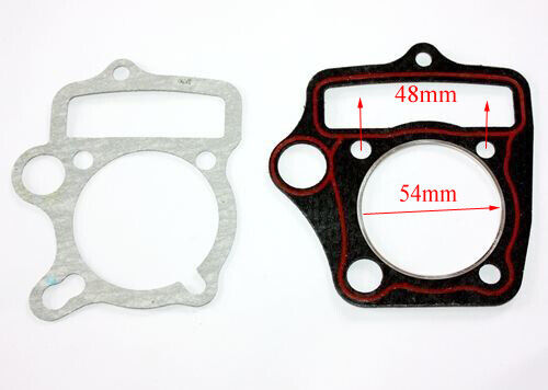 54mm Head Base Gasket Seal 125cc clone Engine Round Oil Hole Big bore Honda