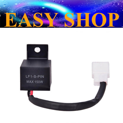 2 Pin 12V LED Flasher Relay Buzzer for Motorcycle Turn Signal Honda KTM Suzuki