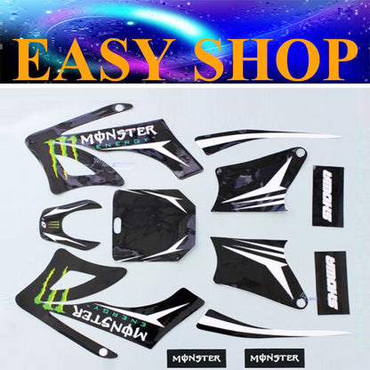Rockstar Sticker Decal Kit Graphic 125cc 140cc 150cc Dirt Pit Trail Apollo Bike