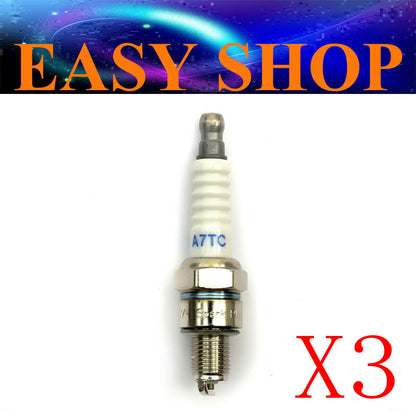 3x Ignition Spark Plug A7TC A7TJC NGK C7HSA CR7HSA Autolite 2795 Bosch UR3AS Z9Y