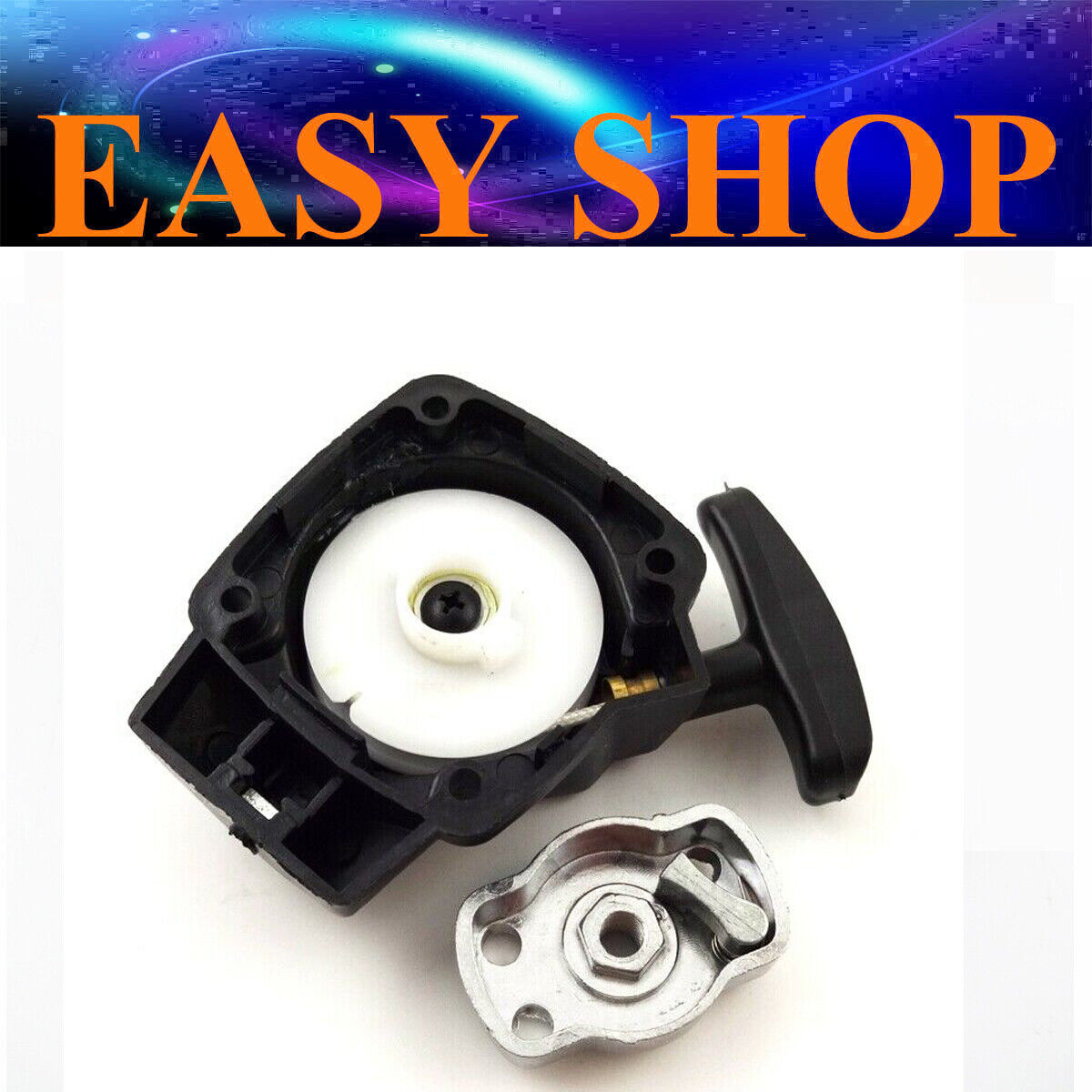 50mm 26CC 1E34F Brush Cutter Grass Trimmer Recoil Pull Start Starter Lawnmower