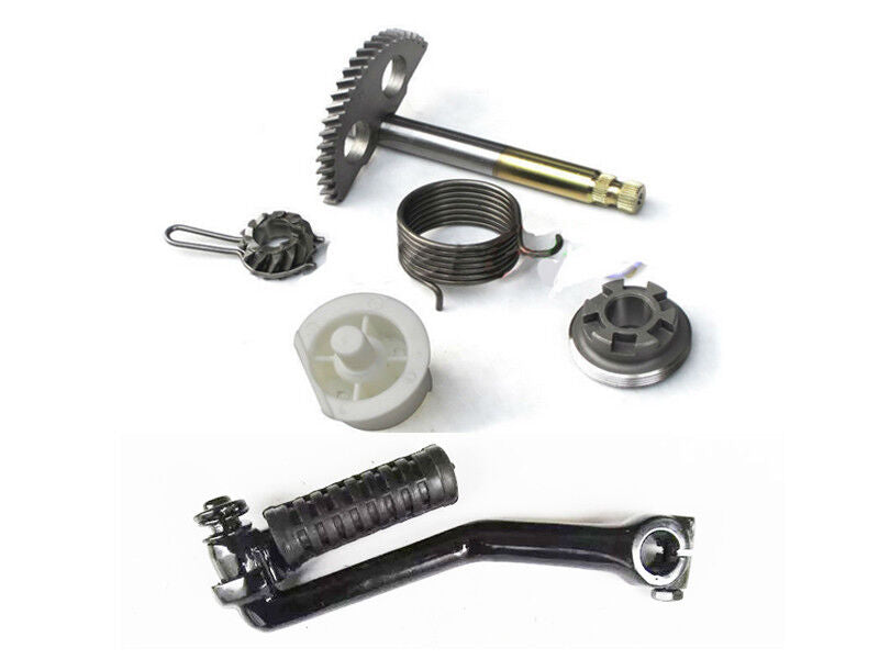 KICK START STARTER + SPINDLE SHAFT GEAR AXLE FOR PEEWEE PINION YAMAHA PW50 PY50