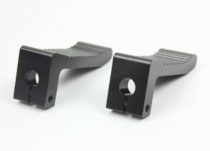 12MM CNC BLACK FOOT PEGS FOOTPEG REST 49cc 50cc 2 Stroke Minimoto Kids Thumpstar