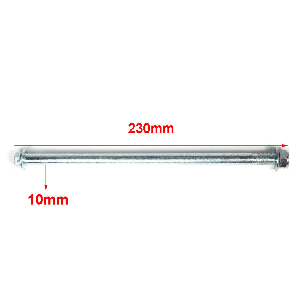 10mm 230mm Swing Arm Bolt Rim Axle 50cc 90cc 110cc 125cc Foxico Motowork Atomic
