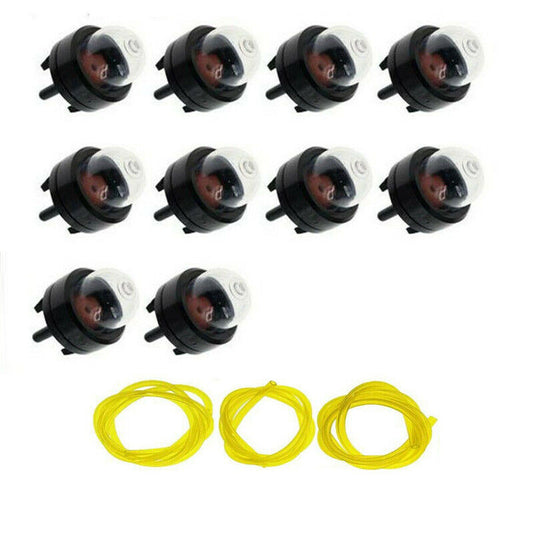 10pcs Primer Bulb Fuel Line Ryobi Stihl Mcculloch Talon Trimmer Whipper Snipper