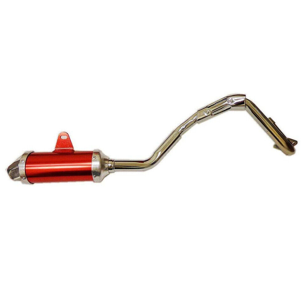 28mm Red Exhaust Pipe Muffler 50cc 110cc 125cc Roketa Pitster Xtreme Taotao Sunl