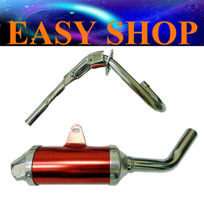 28mm Red Exhaust Pipe Muffler 50cc 110cc 125cc Roketa Pitster Xtreme Taotao Sunl
