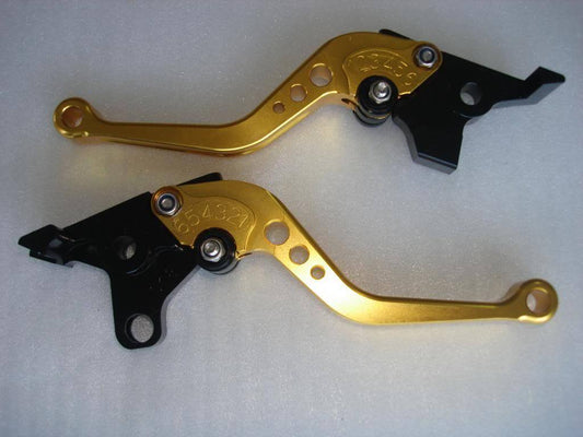 RED GOLD CNC YAMAHA BRAKE CLUTCH LEVER FJR XJR 1300 SUPER TENERE BIKE MOTORCYCLE