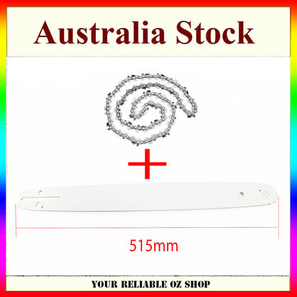 CHAINSAW BAR  + 18'' INCH Chain FOR 325 Pitch 72 Links 058 GAUGE REPLACEMENT SAW