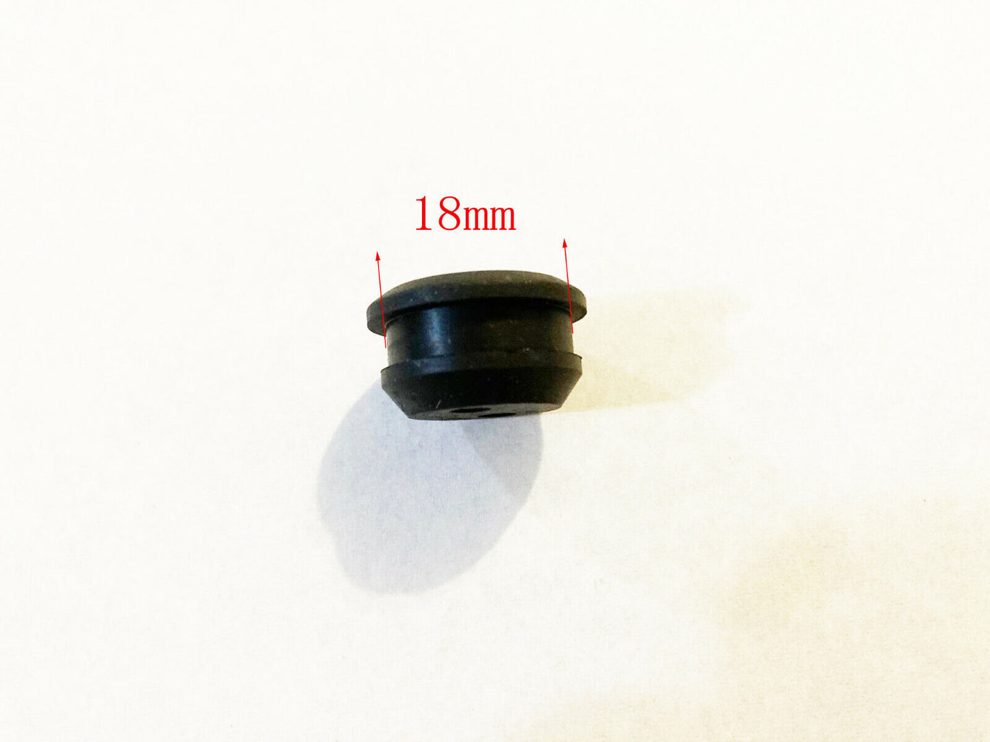 17mm 18mm 2 Hole Fuel Gas Tank Rubber Grommet Trimmer Lawn Mower Brushcutter