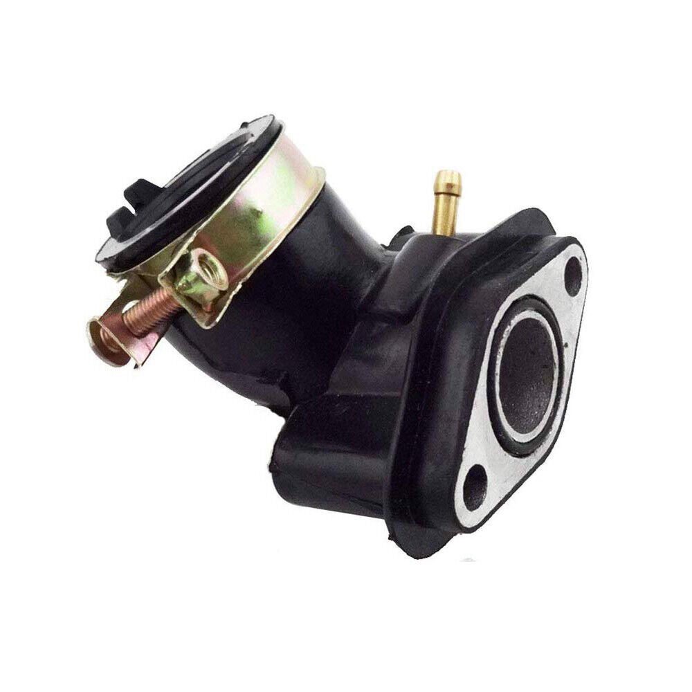 Single Vacuum Port Carby Intake Manifold Inlet Pipe GY6 49cc 50cc 139QMB 139QMA